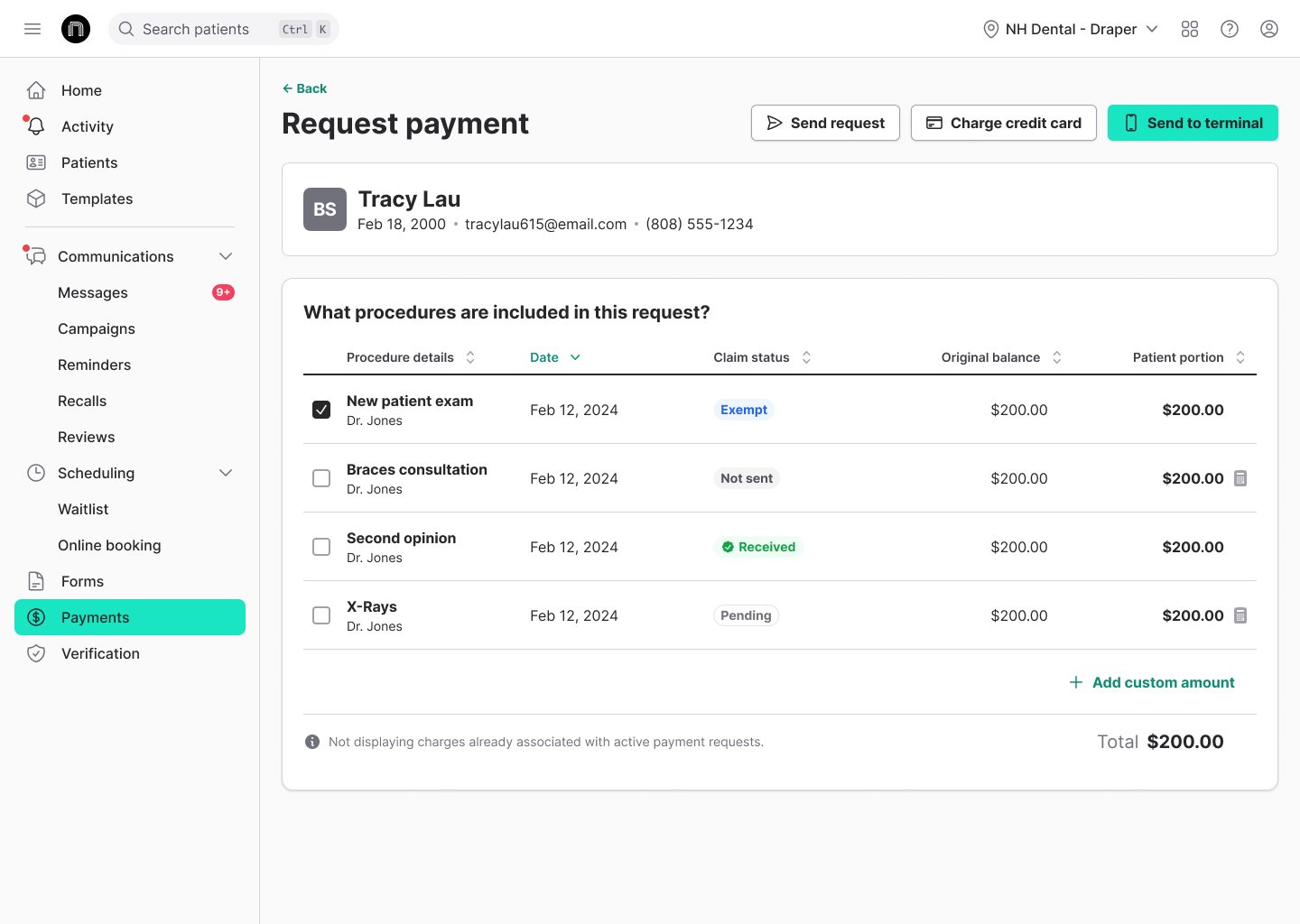 Ledger sync UI